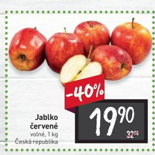 Jablka červená