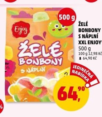Bonbony želé s náplní Enjoy