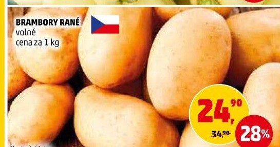 Brambory konzumní rané