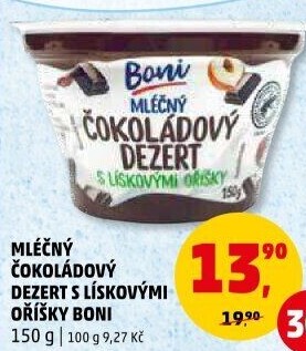 Dezert mléčný Boni
