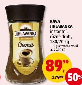 Instantní kávy Jihlavanka