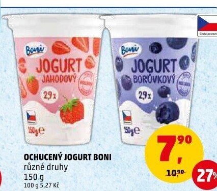 Jogurt ochucený Boni