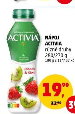 Jogurtový nápoj Activia Danone