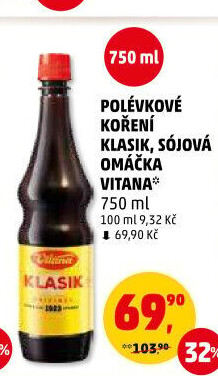 Koření polévkové tekuté Klasik Vitana