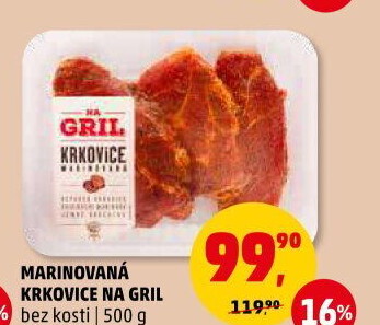 Krkovice bez kosti marinovaná Na gril Penny