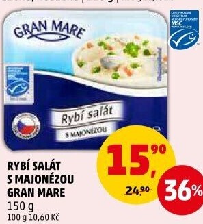 Rybí salát s majonézou Gran Mare