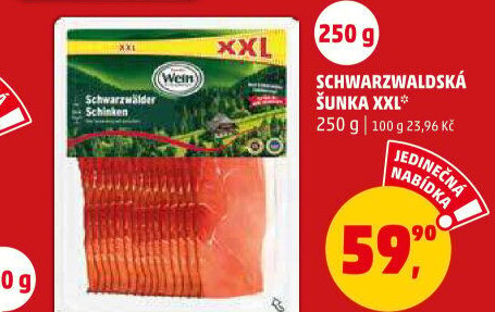 Šunka schwarzwaldská Wein