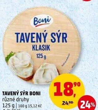 Sýr tavený Boni