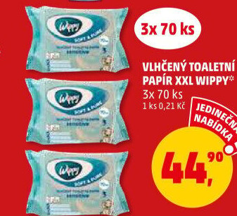 Toaletní papír vlhčený Wippy