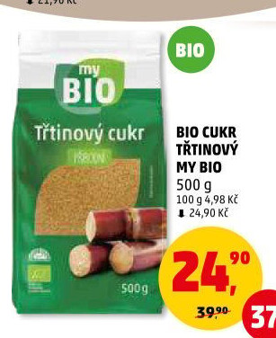 Třtinový cukr My BIO