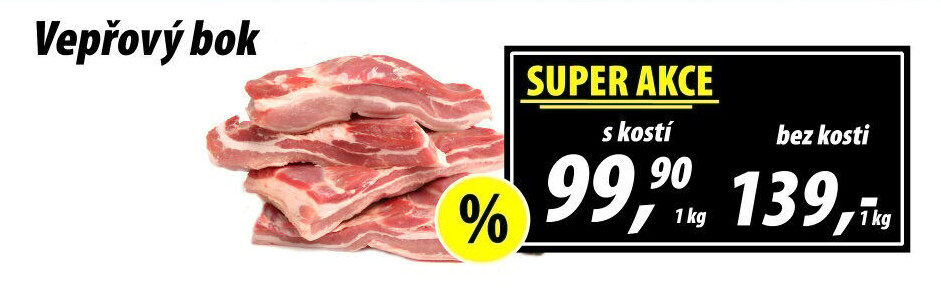 Vepřový bok s kostí