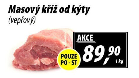 Vepřový kříž od kýty