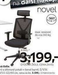 OTOČNÁ ŽIDLE