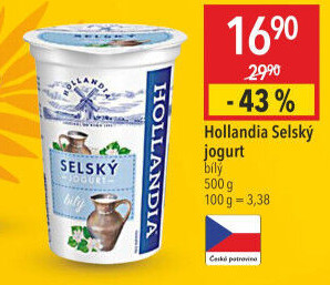 Bílý jogurt selský Hollandia