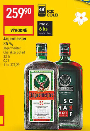 Bylinný likér Jägermeister