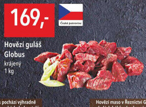 Hovězí maso na guláš Globus
