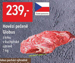 Hovězí pečeně z krku Globus