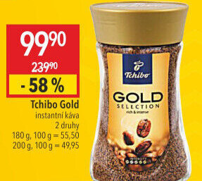 Instantní káva Tchibo Gold Selection