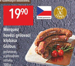 Klobása hovězí Merquez Globus