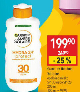 Mléko na opalování OF 30 Ambre Solaire Garnier