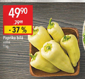 Paprika bílá