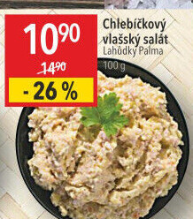 Salát vlašský chlebíčkový
