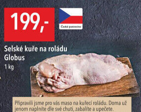 Selské kuře na roládu Globus