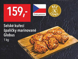Selské kuřecí stehna marinovaná Globus