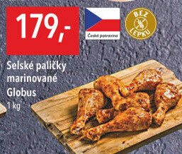 Selské kuřecí stehna marinovaná Globus