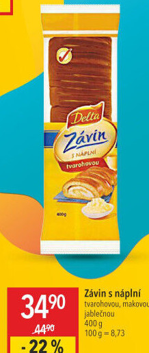 Závin s náplní Delta