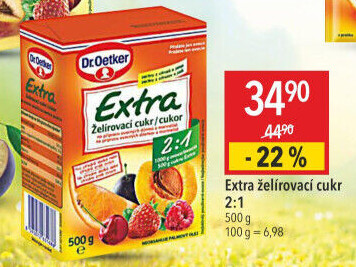 Želírovací cukr Extra Dr. Oetker