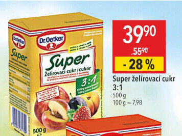 Želírovací cukr Super Dr. Oetker