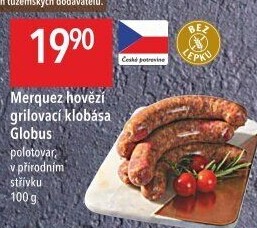 Klobása hovězí Merquez Globus