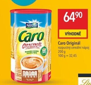 Nápoj instantní obilninový Caro Original Nestlé