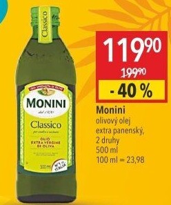 Olivový olej extra panenský Monini