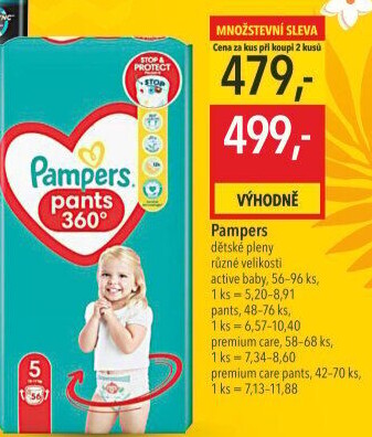 Pleny dětské Pampers Pants