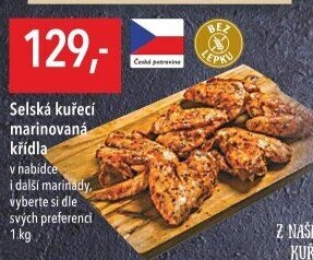 Selská kuřecí marinovaná křídla Globus