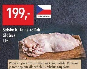 Selské kuře na roládu Globus