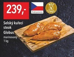 Selský kuřecí steak marinovaný Globus