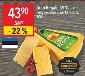 Sýr Gran Regale Valio