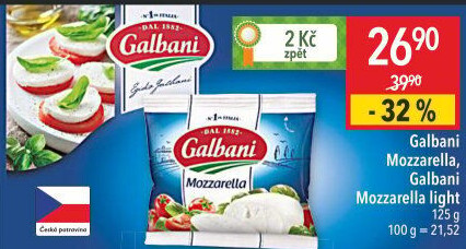 Sýr Mozzarella Galbani