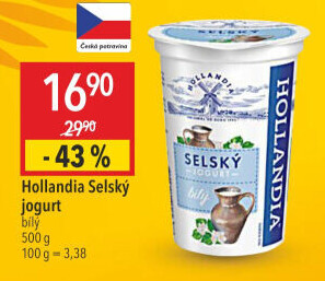 Bílý jogurt selský Hollandia