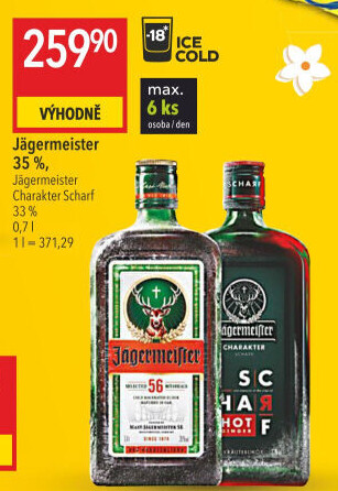 Bylinný likér Jägermeister