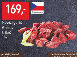 Hovězí maso na guláš Globus