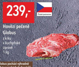 Hovězí pečeně z krku Globus