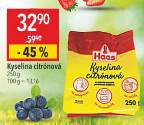 Kyselina citronová Haas
