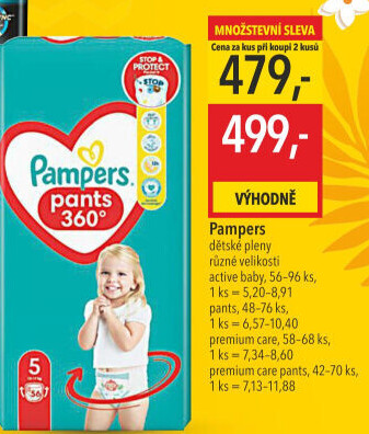 Pleny dětské Pampers Pants