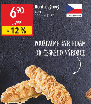 Rohlík se sýrem