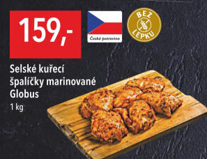 Selské kuřecí stehna marinovaná Globus