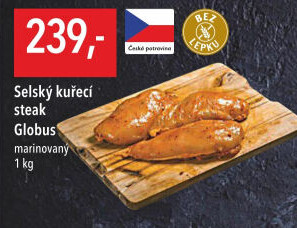 Selský kuřecí steak marinovaný Globus